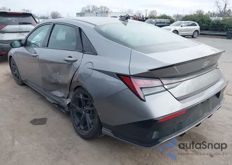 2024 Hyundai Elantra N Line z USA, uszkodzony, nr VIN KMHLR4DF7RU730434